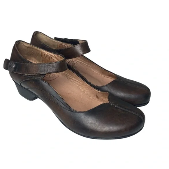 Taos Samba 2 Mary Janes Brown Size 8/39 - Picture 4 of 9